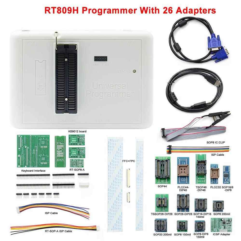 RT809H编程器网络液晶电视EMMC在线读写ISP NAND笔记本