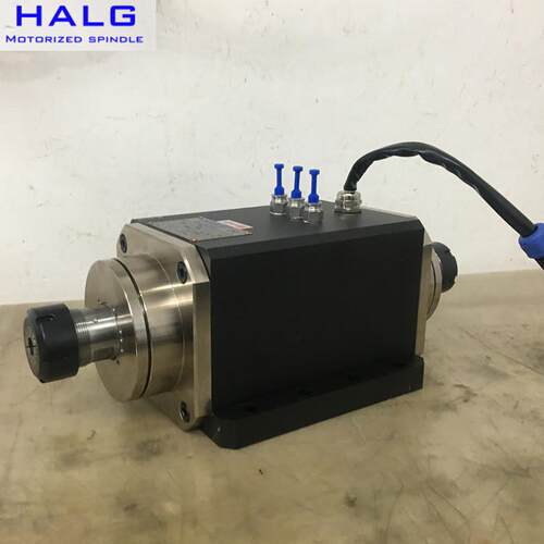 HALG厂家直供7.50ＫＷ高速精密水冷电主轴 双头ＥＲ32 24000转