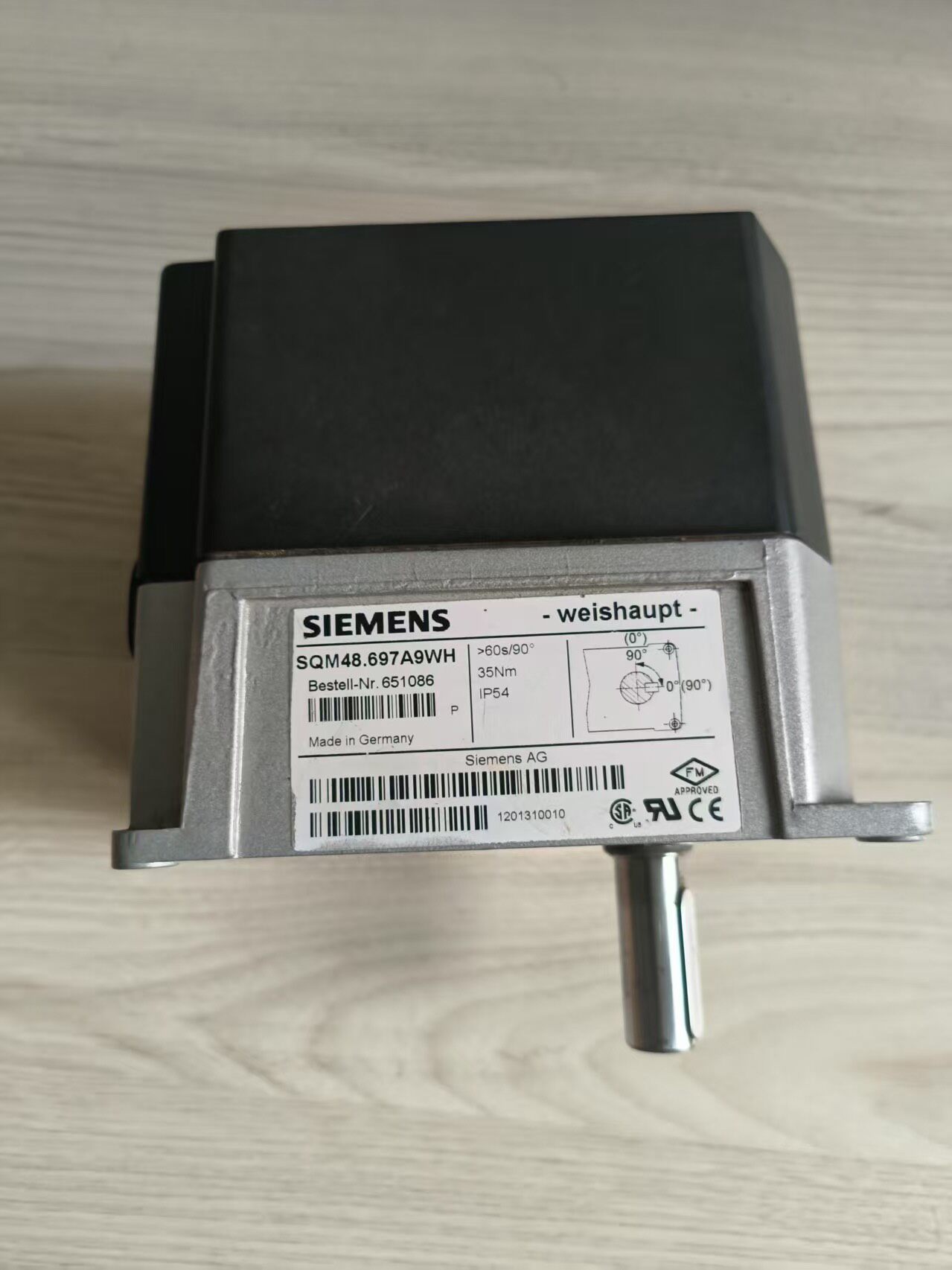 西门子SQM48.697A9WH伺服电机，威索定制版