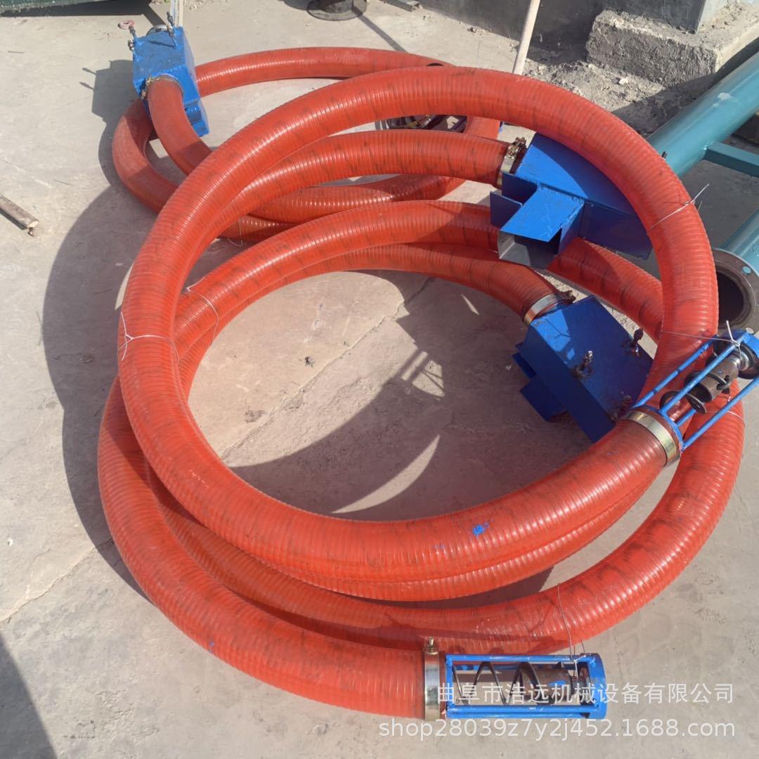 自吸式软管吸粮机 小型弹簧蛟龙提升机 供应牛筋软管上料机