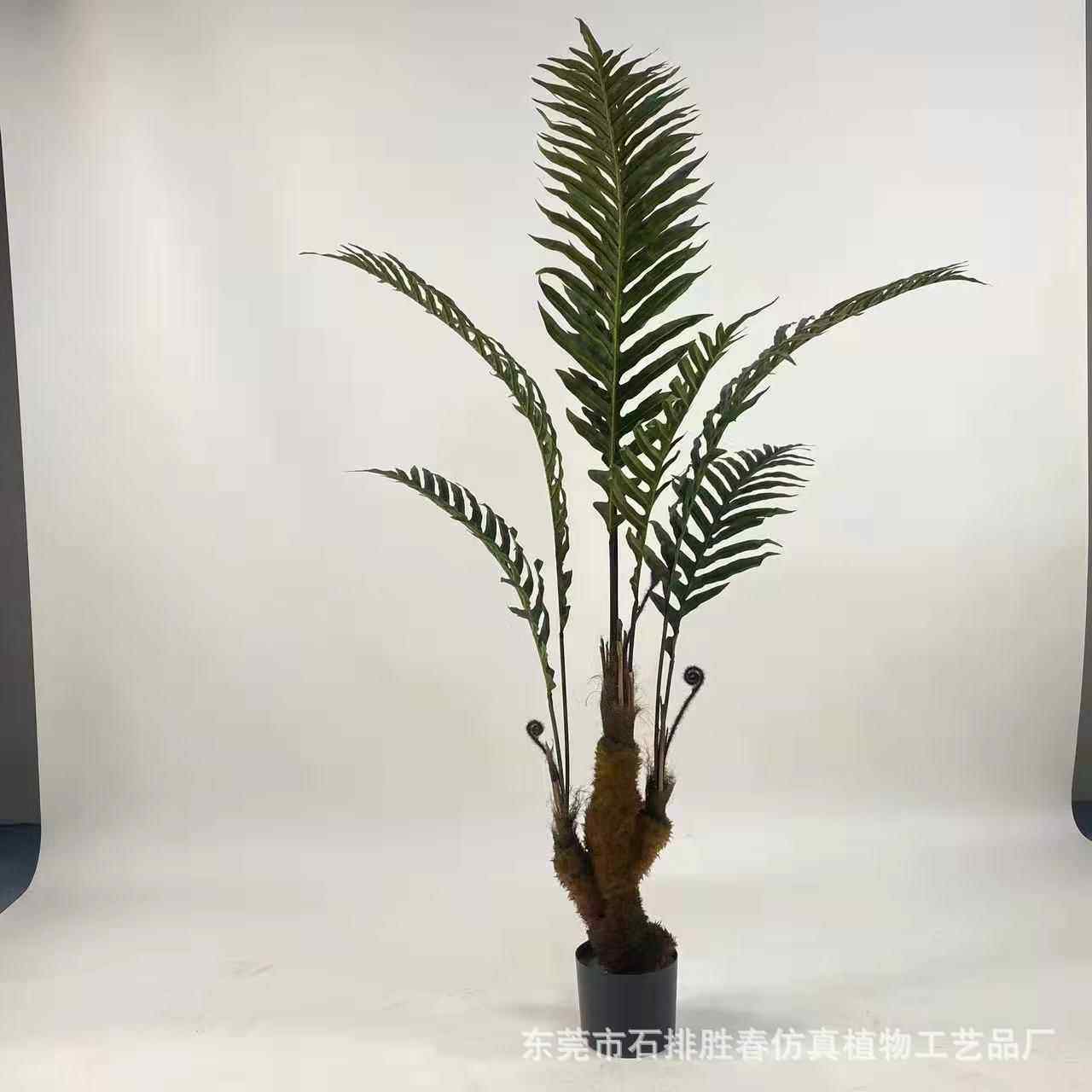 内栽仿真龙骨网红室摆件蕨树无品牌/凤尾仿真绿植蕨盆锯叶厥植物