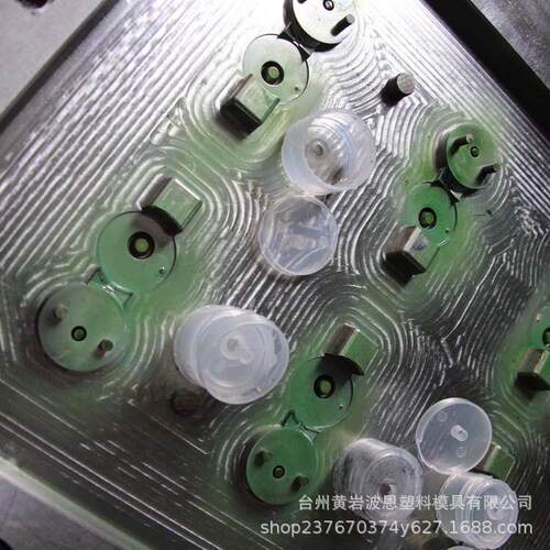 黄岩热流道28mm口径PP塑料盖子模具翻盖饮料瓶盖模具