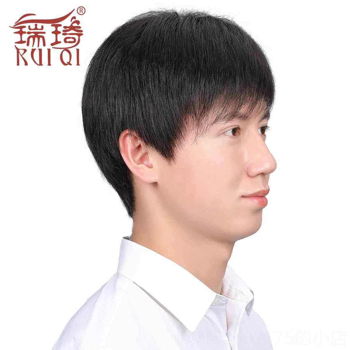 正品手年织假男短发发韩版气真发全头套头顶短直帅发前网递针轻中,美发护发/假发,日常整顶假发,淘宝优惠券,粉丝福利购,淘宝优惠卷