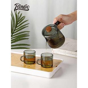EQ4F玻璃泡茶壶办公室家用耐高温喝茶器功夫茶杯茶水分离茶具套装
