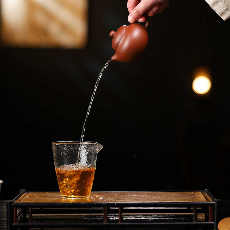 一件起批宜兴原矿紫砂壶小容量底槽清紫砂壶家用手工文旦紫砂壶