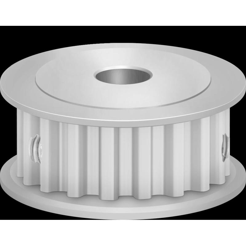 S5M16齿 两面平同步轮 槽宽11 AF型 同步皮带轮齿轮铝16S5M100-A