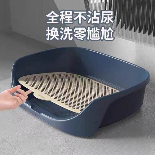 兔子厕所大号防喷尿围栏宠物小兔兔荷兰猪拉屎尿便便盆专用厕所品
