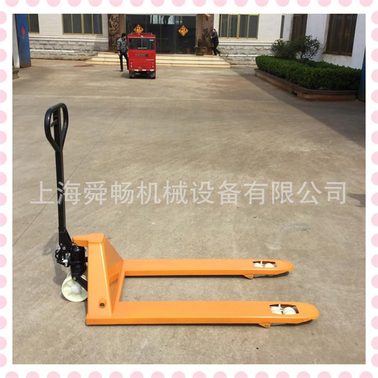上海液压叉车手动托盘搬运车升降手推地牛油压堆高搬货车