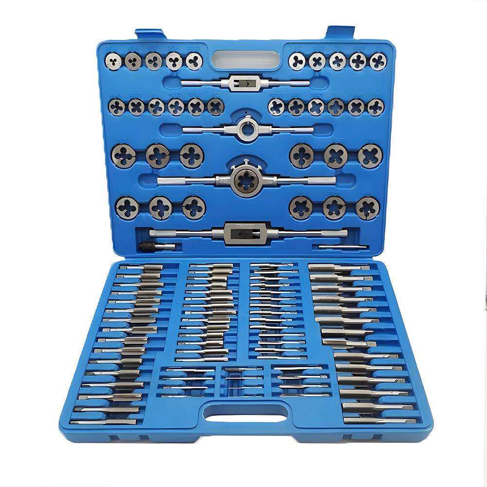 丝攻扳手组套 厂家直发手动套丝板牙 110件套丝锥扳手套装