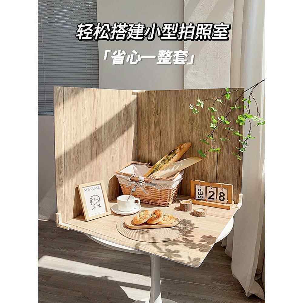 在蛋糕照片背景板覆古木纹真纹理美食烘焙甜点摄影道具背景墙