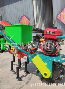 轻便型行手推施肥机3追柴BOH油小麦种机家用玉播米地肥机