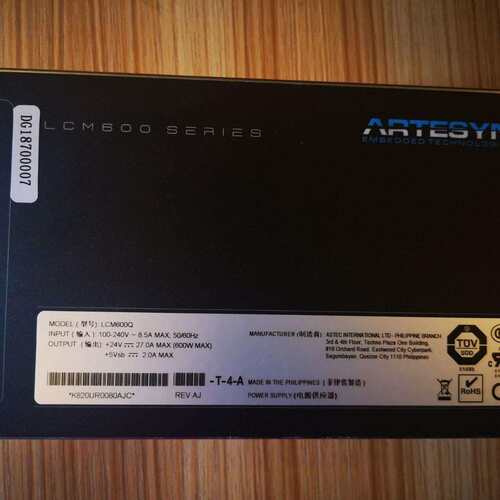 雅特生Artesyn Astec 600W开关电源 36V直流稳压电源 LCM600U
