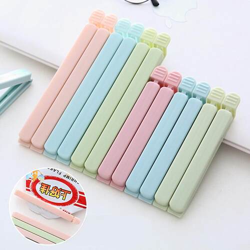 5 Pack of Sealing Clips for Snack Bags, Food Bag Sealer Clip