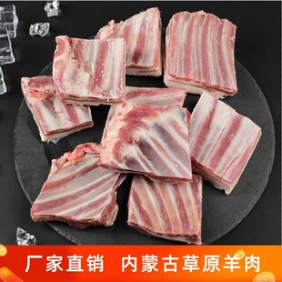 羊寸排内蒙古锡盟草原羔羊肉新鲜烧烤肋排原切新鲜食材厂家