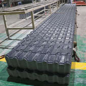 ASA合成树脂瓦片仿古别墅屋顶塑钢瓦雨棚建材屋面琉璃瓦厂家批发