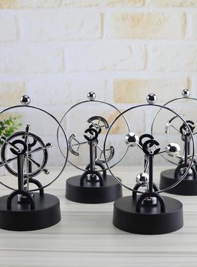 精品永动天体摇摆器 创意磁性办公家居装饰小摆件工艺品货源
