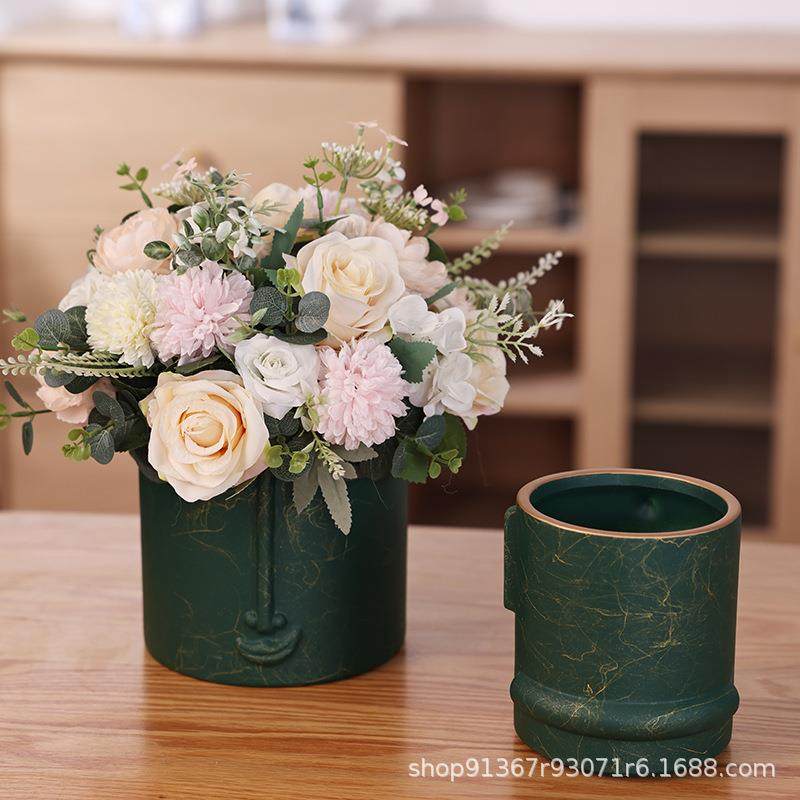 创意小众人体艺术花瓶摆件客厅家居水培插花干花花器轻奢简约北欧,家居饰品,花瓶,淘宝优惠券,粉丝福利购,淘宝优惠卷