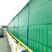 高架桥隔音声屏障高速公路隔音板降噪音隔音屏金属百叶窗屏障厂家