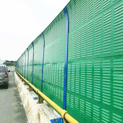 高架桥隔音声屏障高速公路隔音板降噪音隔音屏金属百叶窗屏障厂家