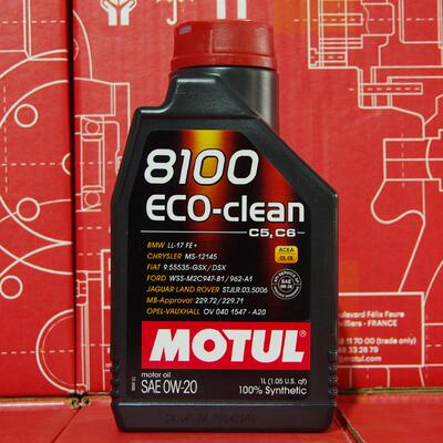 摩特 8100 ECO-CLEAN 0W-20 C5/C6 1L 国6B级 进口酯类全合成机油