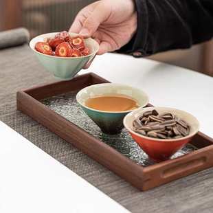 复古碗民宿酒店特色餐具 玖田烧陶瓷小菜碗家用吃饭隔热斗笠碗日式