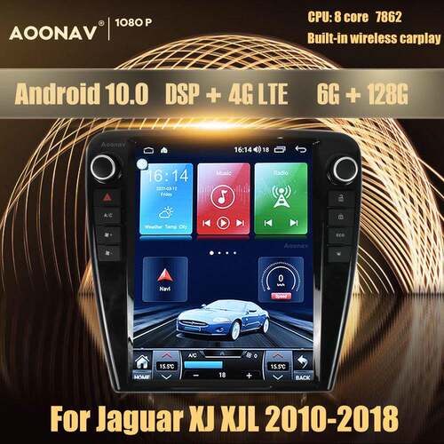 适用于捷豹XK2006-2013安卓导航大屏无线carplay