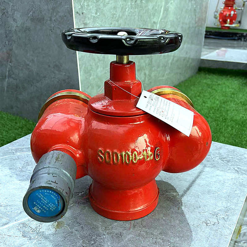 SQD100沟槽式水泵接合器 SQD150卡箍式地上新型消防水泵接合器