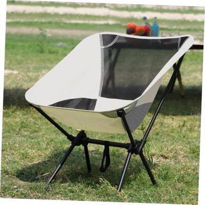 Outdoor portable folding chair Moon back camping space chair