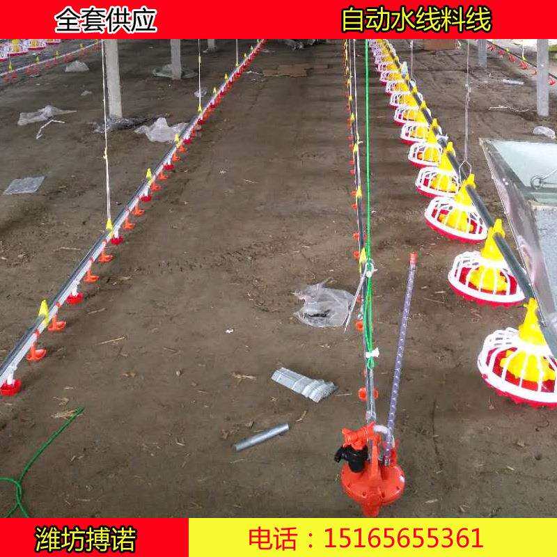 自动料线 鸡舍养鸡料线 养鸡自动料线 肉鸡养殖设备 平养鸡料线