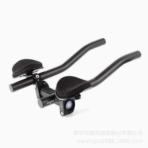 新款 自行车分体休息把 山地车装备长途弯把直休息把TT把