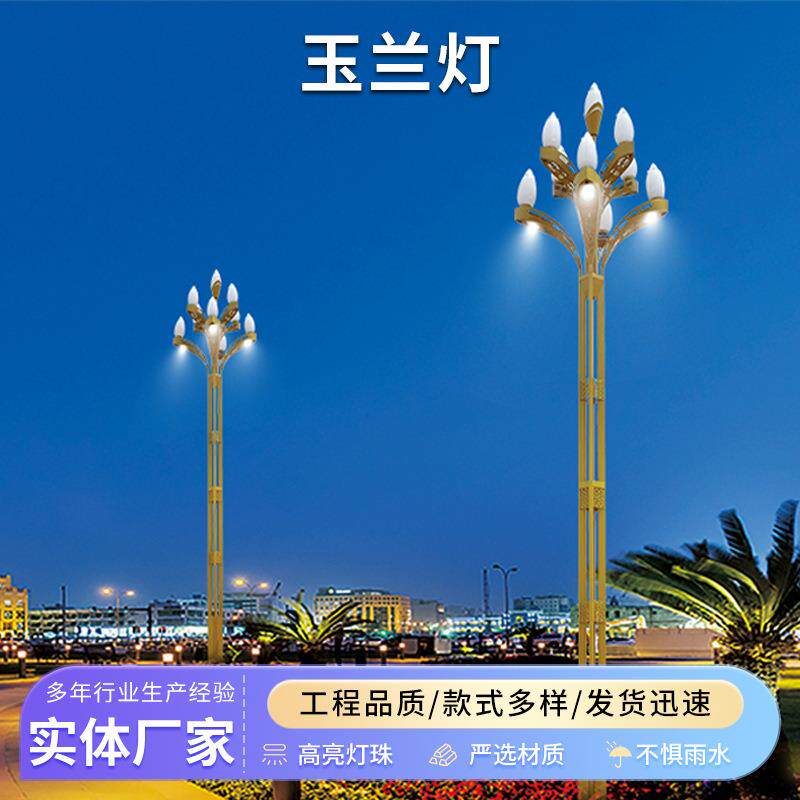 LED玉兰灯市政道路照明路灯户外广场路灯杜鹃花室外智慧路玉兰灯