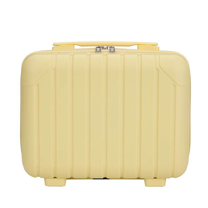 高档14寸纯色复古生包角提箱学小化妆箱手行李箱迷你节日伴礼盒手