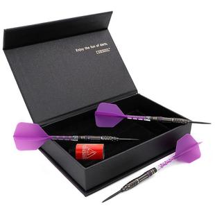 CUESOUL Q獣MOTORCYCLE机车排气管系列飞镖27克90%钨钢软硬镖套装