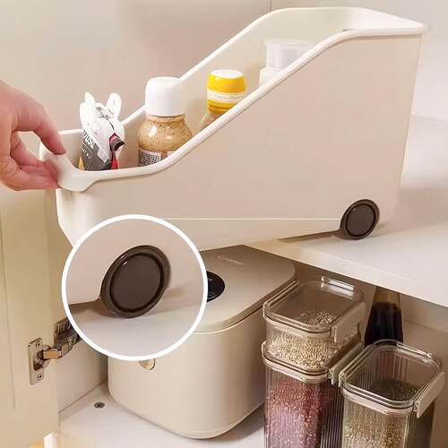 Kitchen cabinet pot lid rack, vertical spice and cookware st