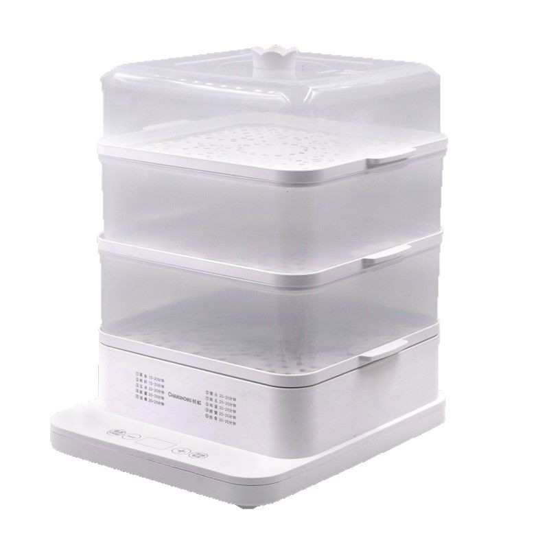 新款电蒸锅家用微视蒸煮预约一体电蒸笼智能多功能三层蒸锅批发零