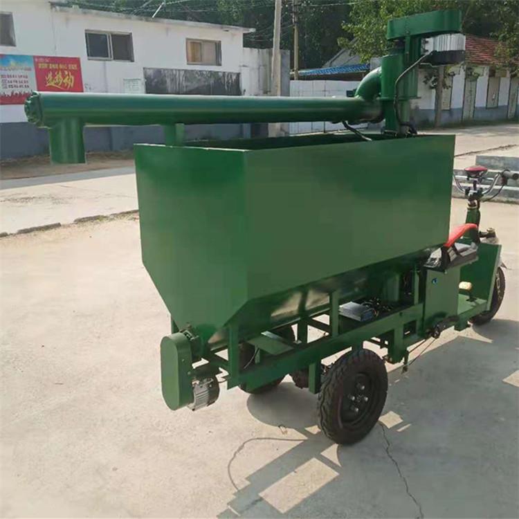 养猪饲料投料车 养鸡喂料车加料车蚯蚓黑水虻电动喂食车