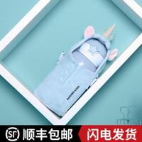 GOC IN C兒童咕嚕兔子獨角獸保溫杯帶吸管寶寶水壺便攜學生水杯