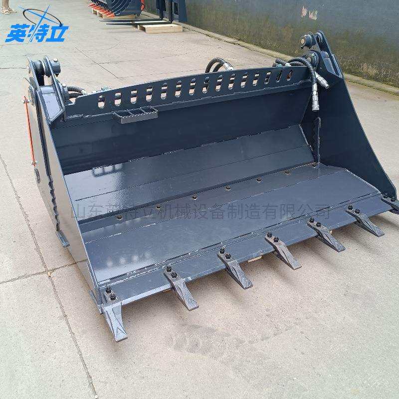 推土刮平装夹四合一铲斗装载机属具多功能铲斗加厚锰钢铲板铲斗
