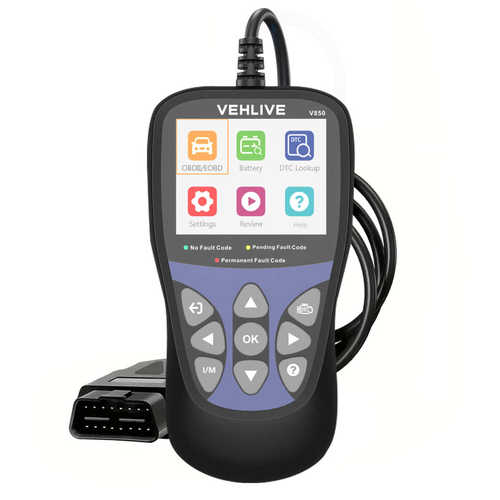 OBD汽车故障扫描诊断工具Code Reader手持读码卡V850清码全车扫描