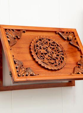 实木新中式客厅行动电源电闸空开 配电箱电表箱装饰画 画现代简约