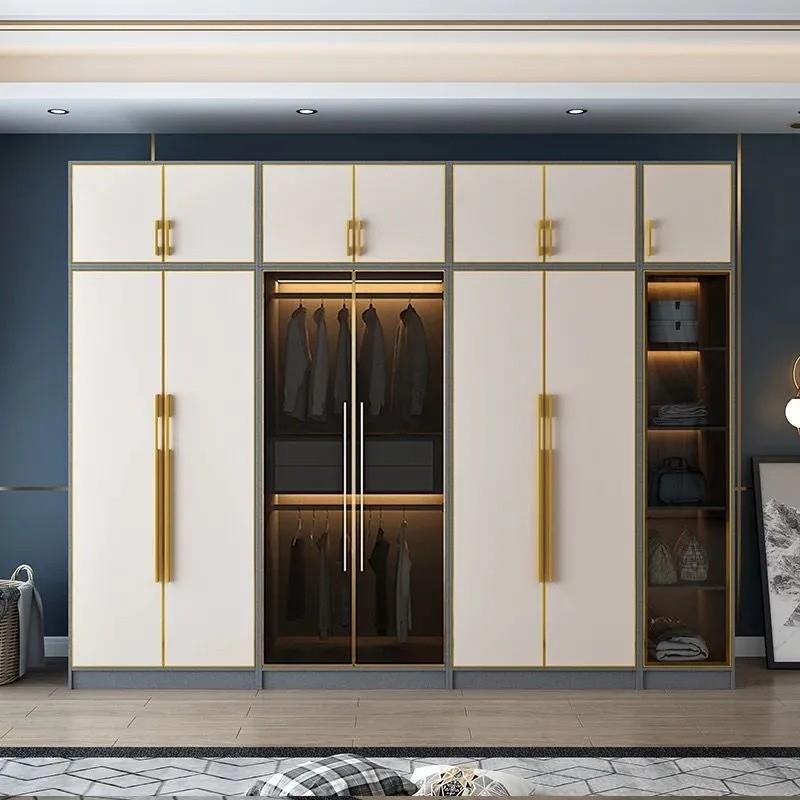 柜大衣现代简约OWY家用卧室转角轻奢衣帽间衣组合璃门橱小户型玻