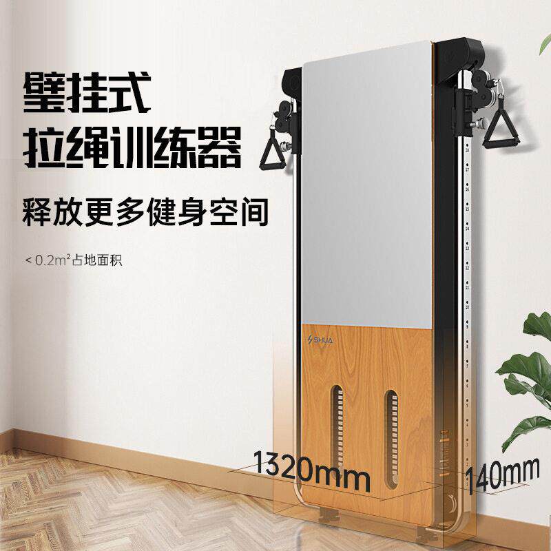 康林家用壁挂式拉绳力量训练器SH-G699多功能双肩拉力健身器材