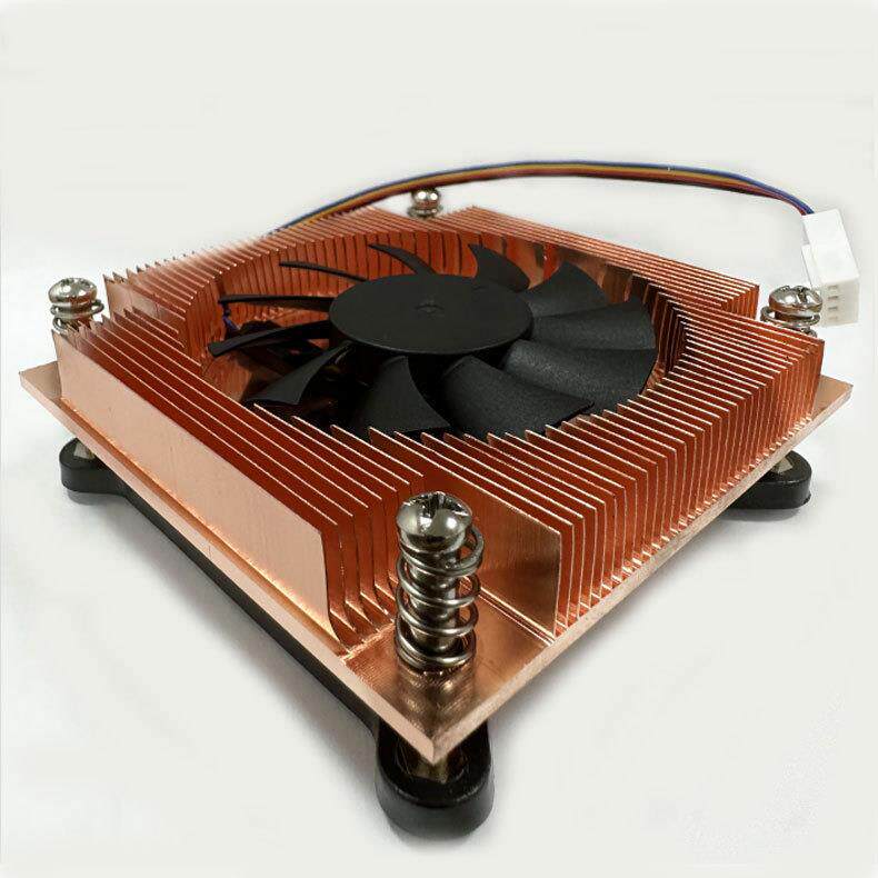 电脑工控主机CPU纯铜大功率散热器调速功能散热器静音