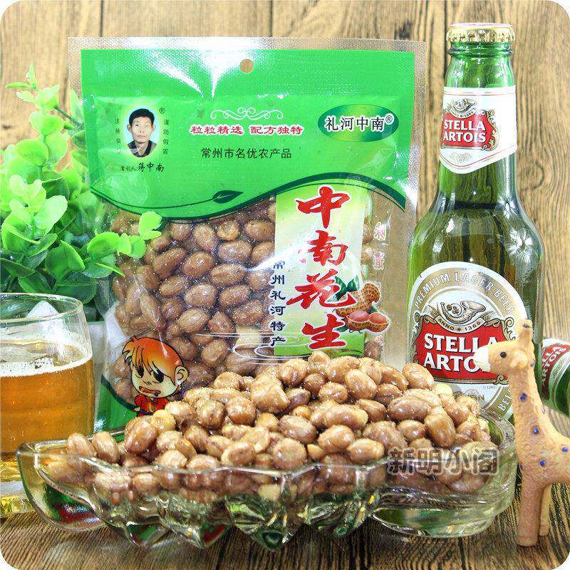 360g克常州特产礼河中南花生米香酥微甜原味浙江沪包邮