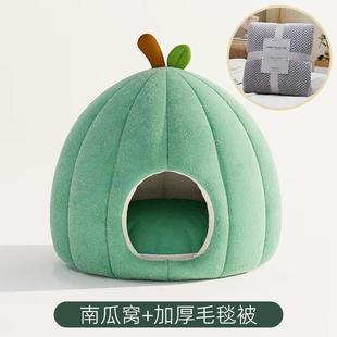 温发热猫 冬季 正品 用猫窝咪冬天保暖电热毯电加恒热猫屋子半封闭式