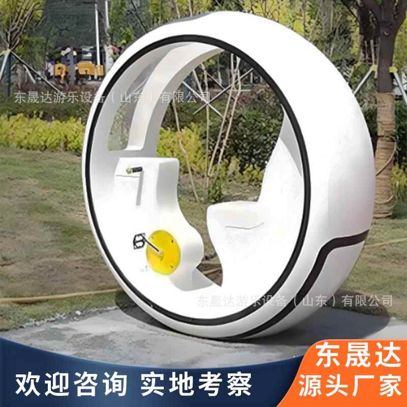 健身单车划船机 公园景区共享单车骑行发电无动力喷水单车厂家