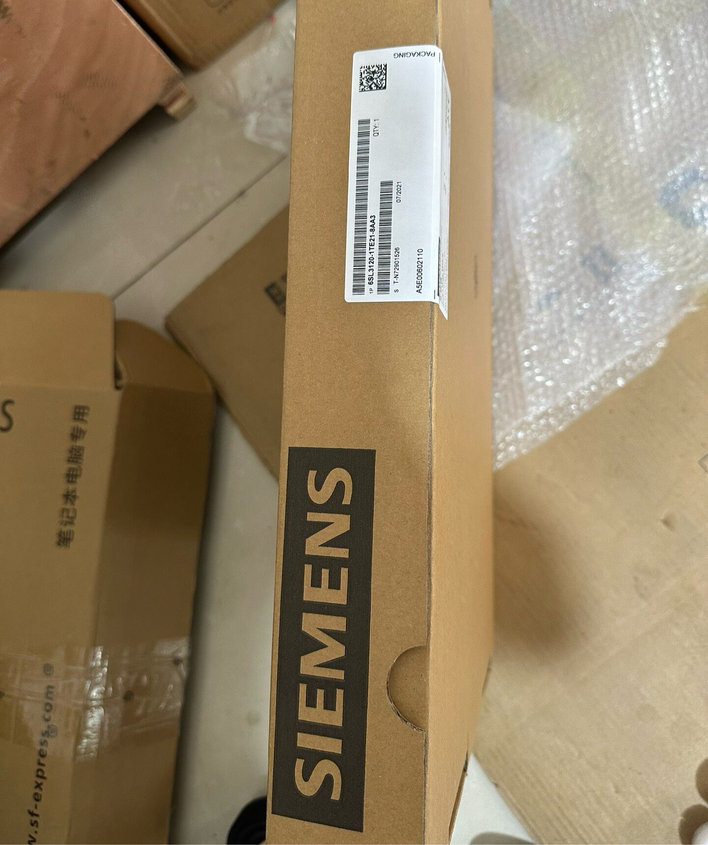 6SL3120-1TE21-8AA3西门子S120伺服驱动器