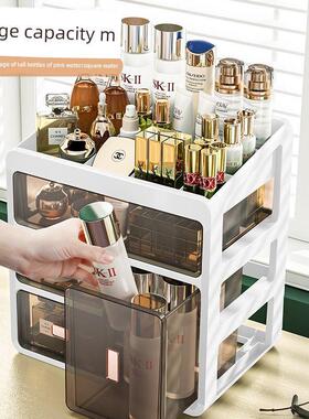 Makeup Organizer Cosmetic Storage Box Drawer Type Desktop Fi