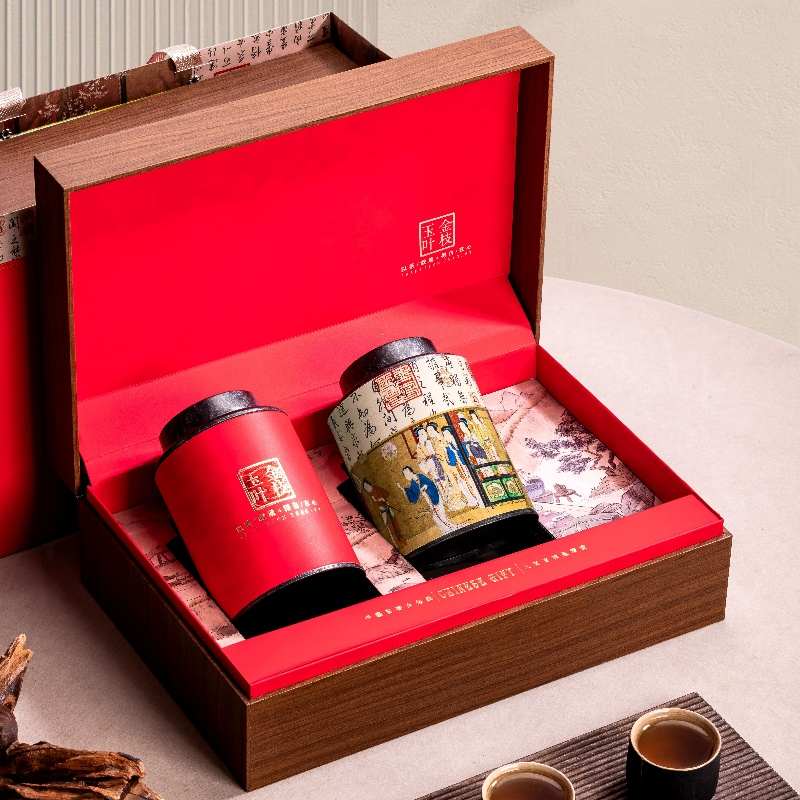 高档茶叶罐包装盒空礼盒野生红茶大红袍金骏眉铁观音礼盒装空盒子