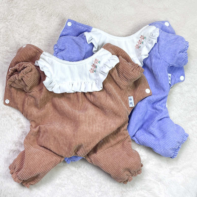 狗狗瑞迪美幼犬贵宾宠物衣服熊四脚狗冬衣小型约克比纳奶博泰夏雪